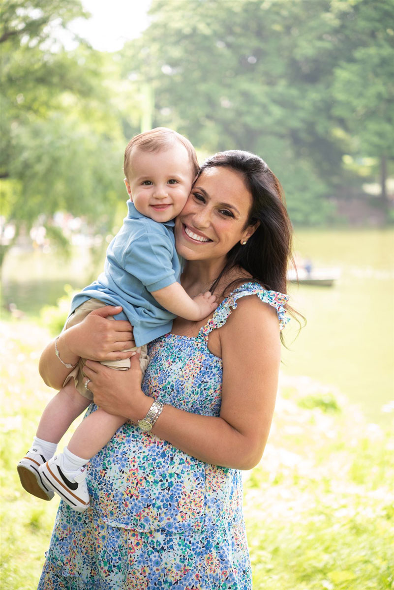 Michelle S. with baby