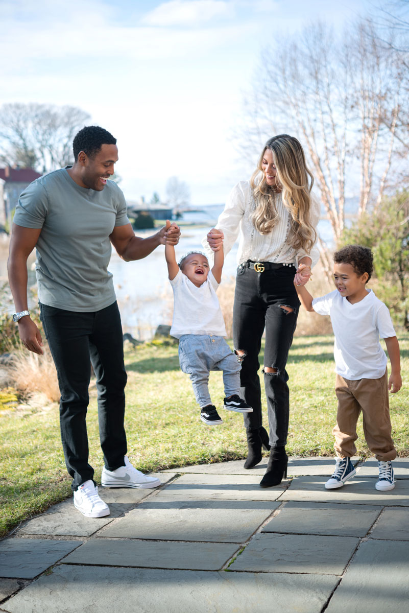 family at the park