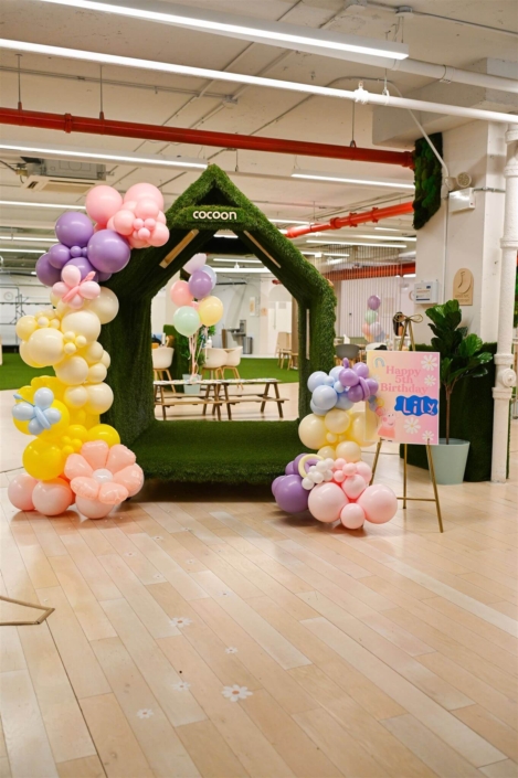kids birthday setup at cocoon tribeca
