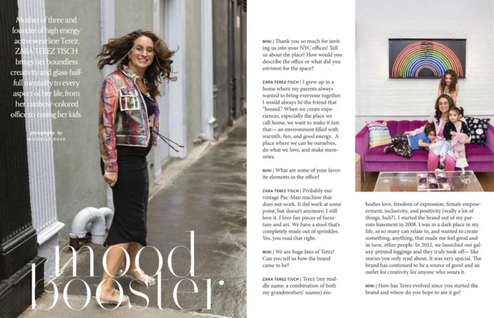 Terez for Mini Magazine